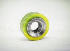 Customize design processed polyurethane fork coated-rubber  wheel