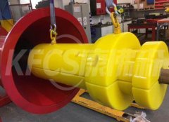 Polymer polyurethane bending restrictor with excellent wear resistance and impact resistance