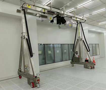 stainless steel gantry crane in cleanrooms