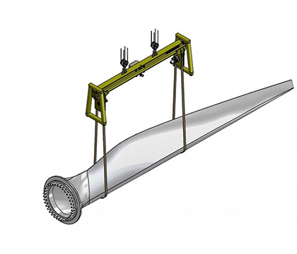 Belt Load Rotator for Wind Turbine Blade