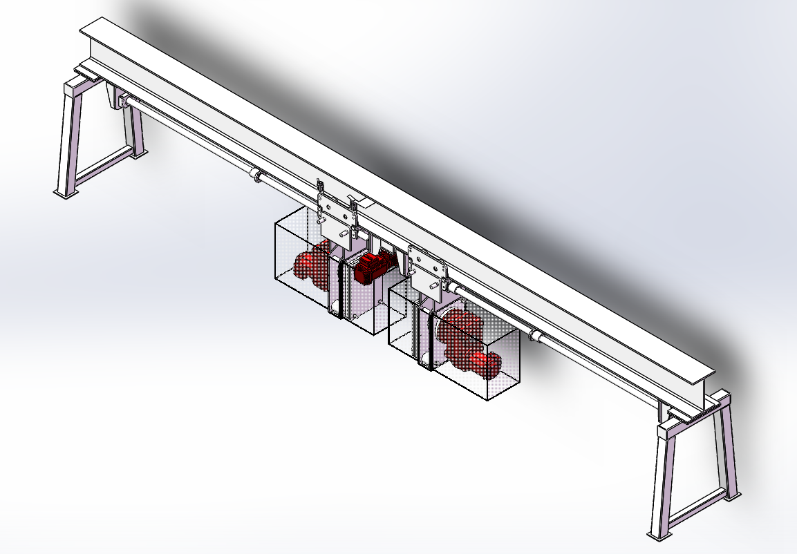 Load rotating beam