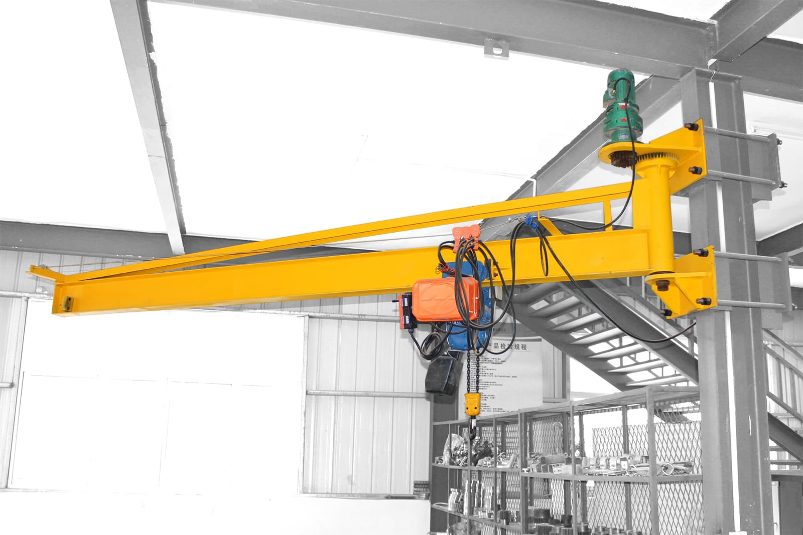 Advantages of Wall Mounted Slewing Jib Crane